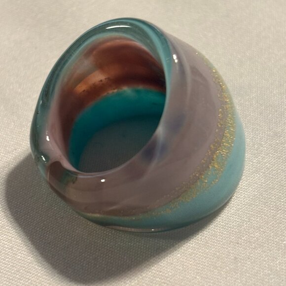 Murano Glass Ring - 5.5 - Picture 2 of 4
